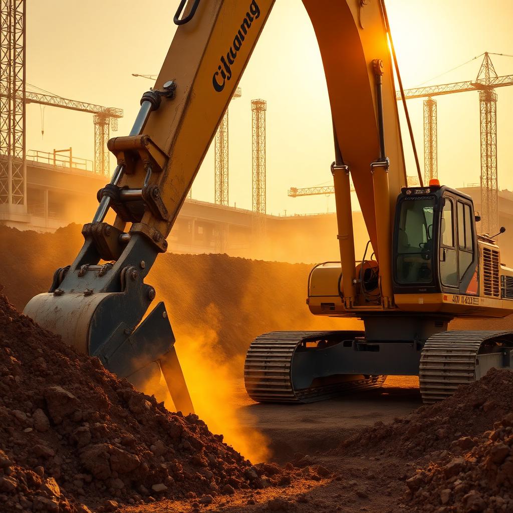 CAT excavators