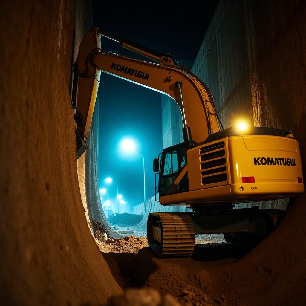 Komatsu excavators
